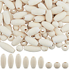 300Pcs 3 Style Natural Unfinished Wood Beads WOOD-SP0001-53-1