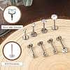 Titanium Alloy Internally Threaded Labret Bar EJEW-FS0001-32B-4