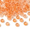 10G Electroplate Transparent Colours Rainbow Glass Seed Beads SEED-YW0003-04K-1