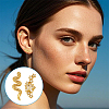 9Pcs Stainless Steel Pave Clear Cubic Zirconia Cartilage Earring Sets EJEW-PH0001-54-5