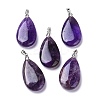 Natural Amethyst Pendants X-G-D084-01P-B03-1
