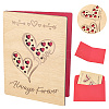 Valentine's Day Wooden Greeting Cards DIY-CP0011-91D-1