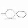 Brass Linking Rings KK-S327-03P-2