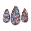 Natural Regalite/Imperial Jasper/Sea Sediment Jasper Pendants G-S328-003R-1