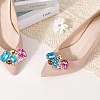 Acrylic & Alloy Shoe Buckle AJEW-WH20033-079B-G-3