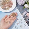 150Pcs 3 Colors Carbon Steel Paper Clips FIND-CP0001-50A-3