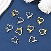 10Pcs 2 Colors Alloy Lobster Claw Clasps FIND-YW0009-35-4