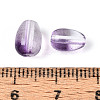 Baking Paint Transparent Glass Beads DGLA-N014-10C-3