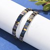 Vintage Ethnic Style Adjustable Glass Tila Beaded Handmade Slider Bracelets for Women ZN9527-2-6