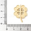 Brass Micro Pave Cubic Zirconia Pendants KK-U053-25G-01-3