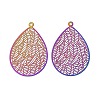 201 Stainless Steel Filigree Pendants SA-CBA7F03-01-1