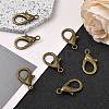 Tibetan Style Alloy Lobster Claw Clasps LS-PALLOY-O027-AB01-4