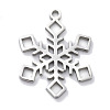Christmas Theme Anti-Tarnish 304 Stainless Steel Pendants STAS-R003-04P-04-1