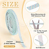 3 Yards Resin Self Adhesive Sewing Trim Hotfix Rhinestone Tape DIY-TA0013-15F-4