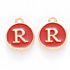 Golden Plated Alloy Charms ENAM-SZ0001-25C-R-2