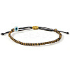 Handmade Porcelain Evil Eye Bead Braided Bracelets SI3080-4-1