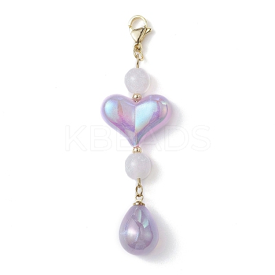 Acrylic Pendant Decorations HJEW-JM01132-1