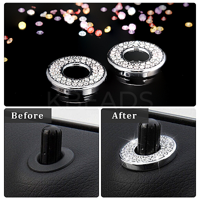 8Pcs Zinc Alloy Car Inner Door Lock Pull Cover FIND-CA0004-97-1