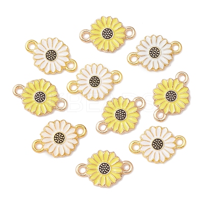 10Pcs 2 Colors Golden Tone Alloy Connector Charms FIND-FS0001-72-1