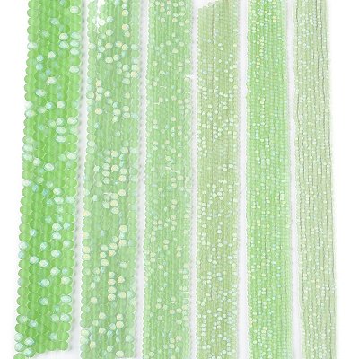 Transparent Glass Beads Strands LS-EGLA-A044-T8mm-MB09-1