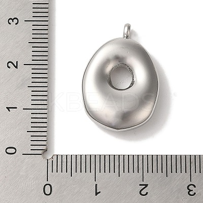 Non-Tarnish 304 Stainless Steel Pendants STAS-M017-08P-16-1