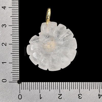 Natural Quartz Crystal Carved Pendants X-G-C282-01J-1