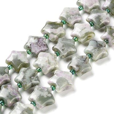Natural Peace Jade Beads Strands G-NH0005-001-1