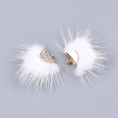 Faux Mink Fur Tassel Pendant Decorations FIND-T040-10-1