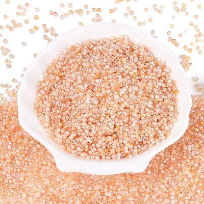 Picasso Glass Seed Beads SEED-Q041-02E-1