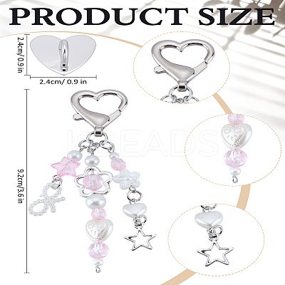 Acrylic Pendant Decorations AJEW-LP0006-17-1