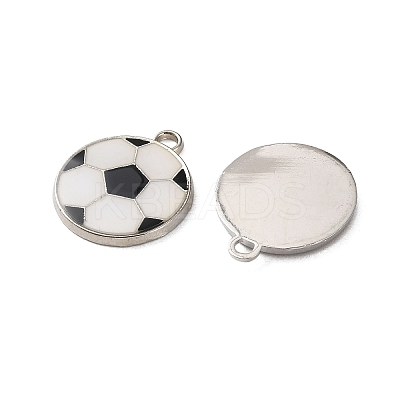(Defective Closeout Sale: Enamel Yellowing) Eco-Friendly Alloy Enamel Pendants PALLOY-XCP0002-12-1