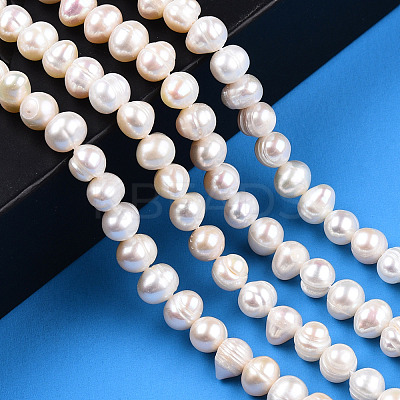 Grade AB Natural Cultured Freshwater Pearl Beads Strands PEAR-N013-05G-1