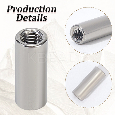 40Pcs 304 Stainless Steel Ear Nuts DIY-BBC0002-62-1