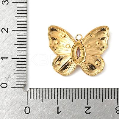 304 Stainless Steel Pendants STAS-F319-06G-03-1