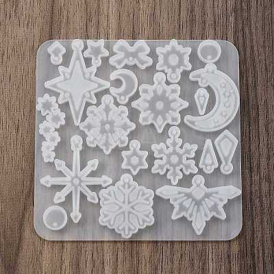 Snowflake Series DIY Silicone Ornaments Pendant Molds SIMO-R012-03B-1
