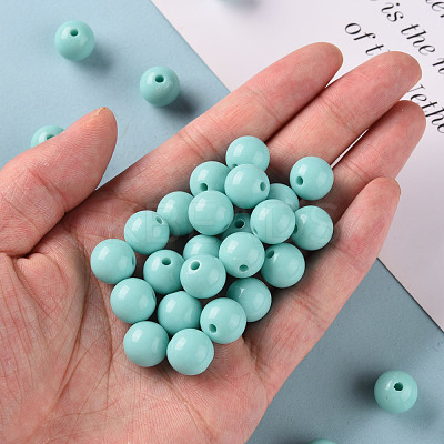 Opaque Acrylic Beads MACR-S370-C12mm-SS2107-1