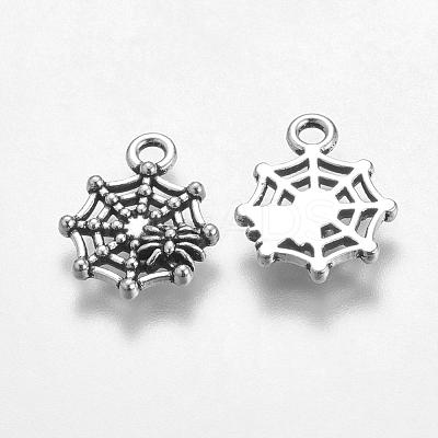 Halloween Jewelry Tibetan Style Alloy Pendants X-TIBEP-60606-AS-LF-1