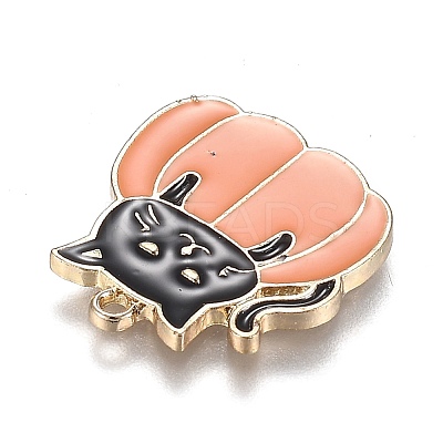 Autumn Theme Alloy Enamel Pendants ENAM-J649-06LG-01-1