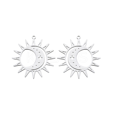 Non-Tarnish 201 Stainless Steel Pendants STAS-N090-LA901-1-1