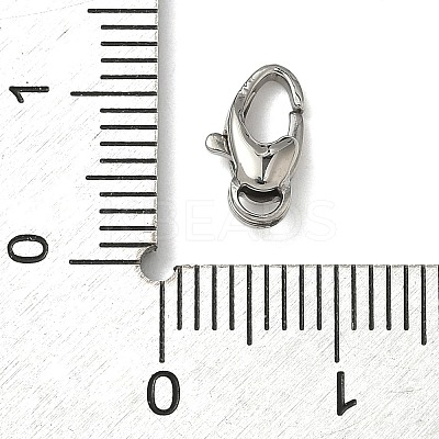 304 Stainless Steel Lobster Claw Clasps STAS-K252-13A-1