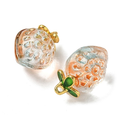 Transparent Glass Pendants GLAA-P072-03G-04-1