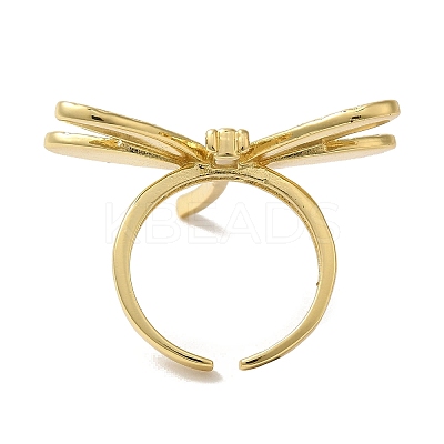 Rack Plating Brass Cuff Rings for Women RJEW-G325-04D-G-1