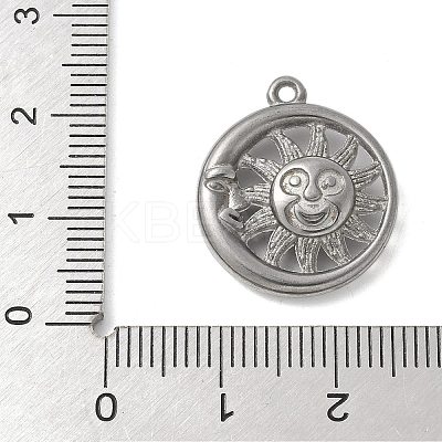 304 Stainless Steel Pendants STAS-L277-02A-P-1