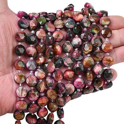 Natural Tiger Eye Beads Strands G-F812-C09-01B-1