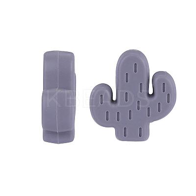 20Pcs Cactus Food Grade Eco-Friendly Silicone Focal Beads JX906J-1