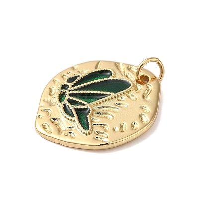 Rack Plating Brass Enamel Pendants KK-S372-04A-04-1