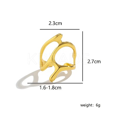 Brass Cuff Rings UD0952-1