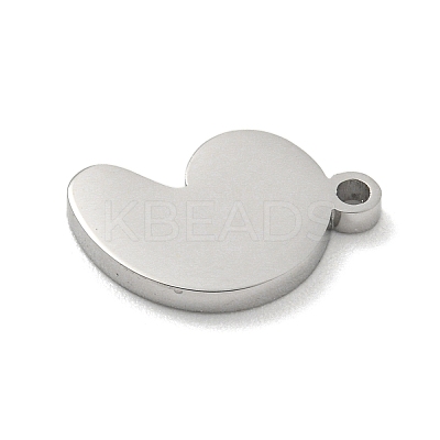 304 Stainless Steel Pendants STAS-M069-02G-P-1