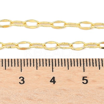 Brass Paperclip Chains Necklace for Women NJEW-P265-29G-1