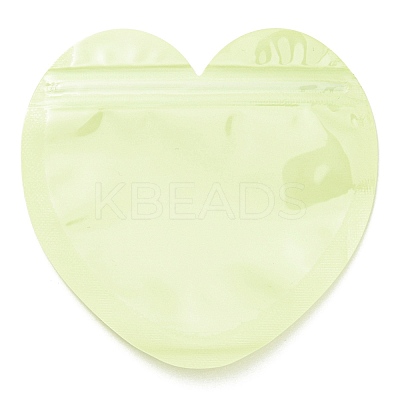 Heart Shaped Plastic Packaging Yin-yang Resealable Bags OPP-D003-02A-1